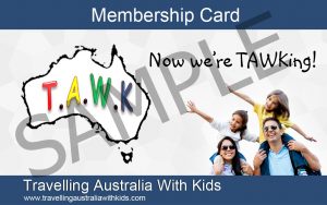 Travelling Australia With Kids (TAWK) Membership Card