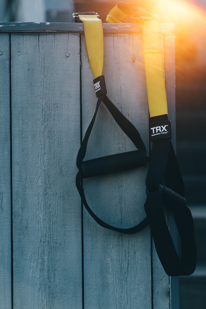 TRX Suspension Trainer Can Be Used Anywhere