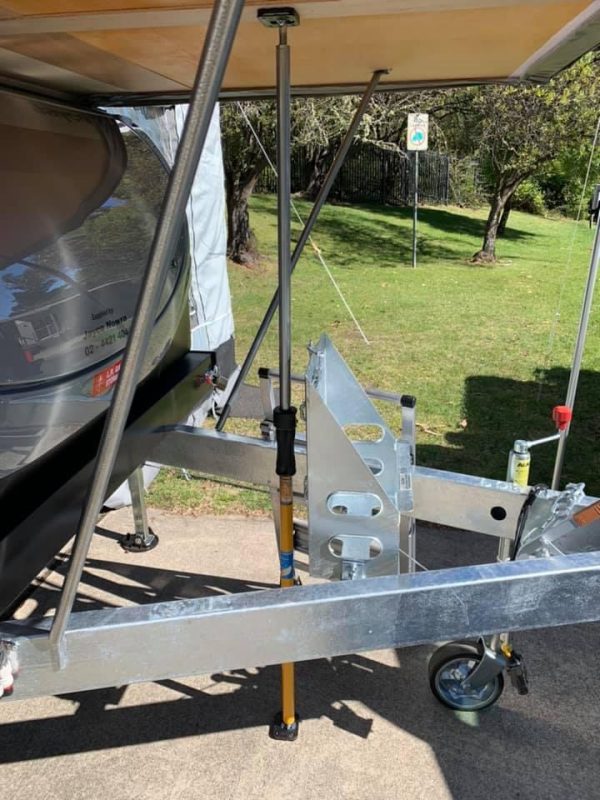 Acrow Prop to Increase Bed Weight Limit on Jayco Camper Trailer