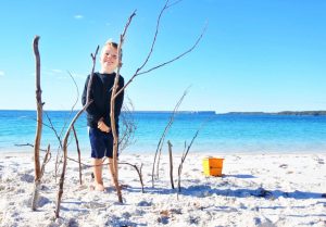 Caravanning Tips - Kids Enjoy Playing with Sticks