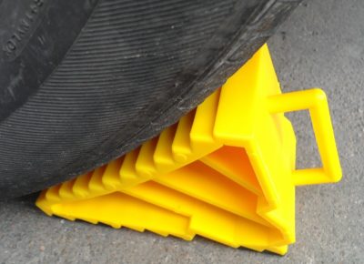 Caravan Levelling Devices - Wheel chocks keep your caravan level and you safe