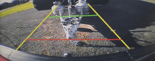 Reversing Camera View to Make Hitching Up a Caravan Easier