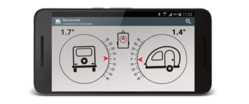 SavvyLevel Precision Caravan Levelling System - Phone App