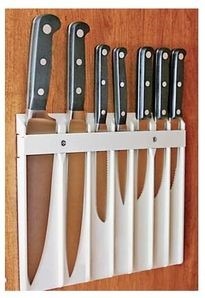 Caravan Storage Ideas - Knives on Back of Door