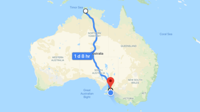 Drive Around Australia Map How Long Does It Take To Travel Around Australia By Caravan Or Camper?