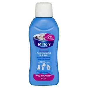 Milton Anti-Bacterial Solution Has The Same Ingredient As Bleach