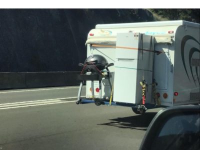 how not to properly load a caravan