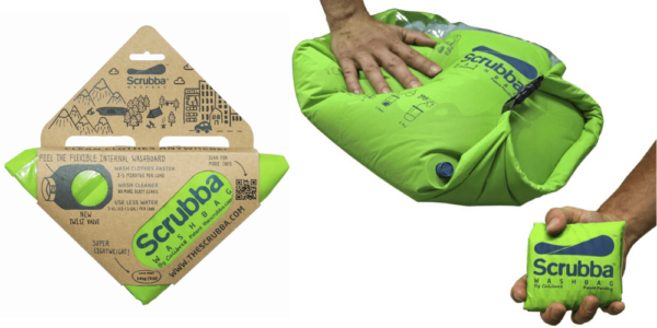 Scrubba Wash Bag Review - Packaged, Folded, In Use