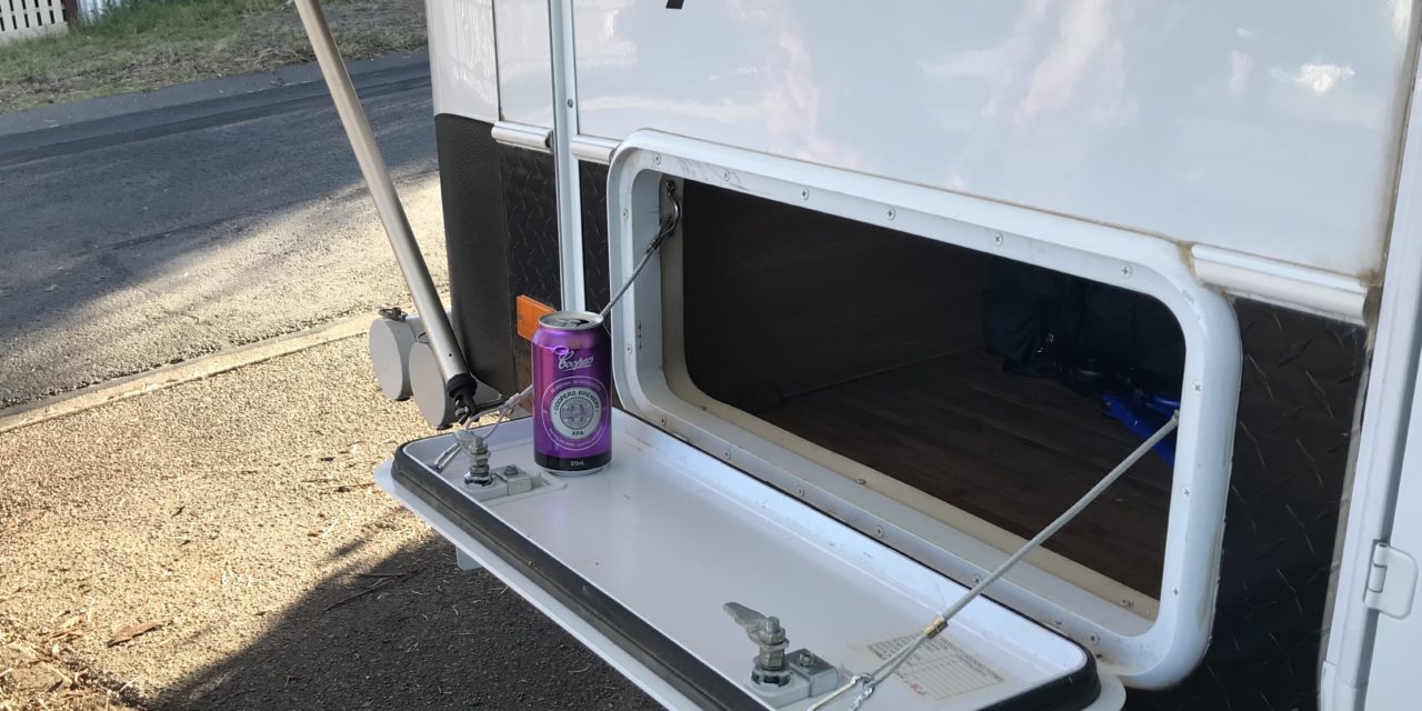 Tunnel Boot Picnic Table Modification for Jayco Camper Trailer