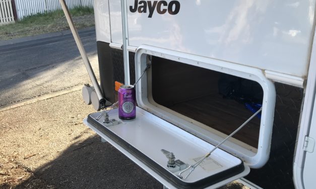 Tunnel Boot Picnic Table Modification for Jayco Camper Trailer
