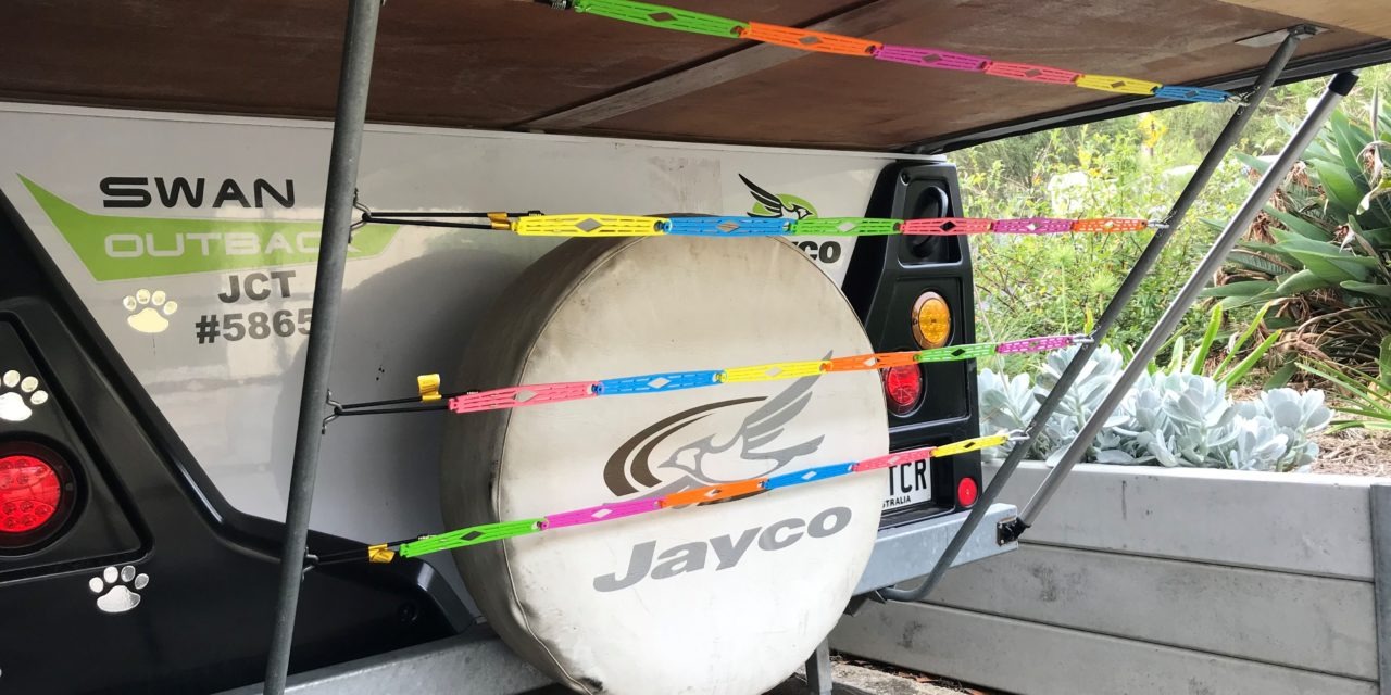 Clothesline Modification for Jayco Camper Trailer [Using Bed Support Poles]