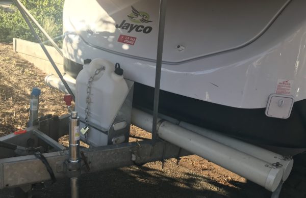 Jayco camper trailer modifications – pole carriers