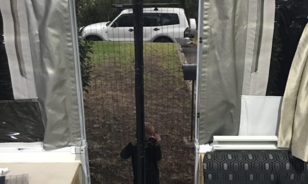 How To Install a Magnetic Fly Screen For a Jayco Swan Camper Trailer
