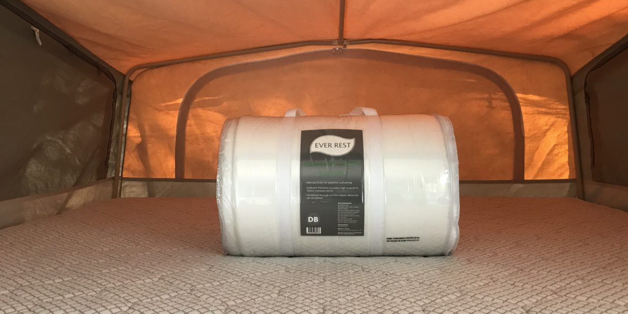 Ever Rest Memory Foam Mattress Topper Review [For Jayco Camper Trailer]