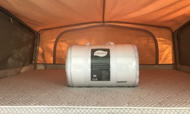 Ever Rest Memory Foam Mattress Topper Review [For Jayco Camper Trailer]