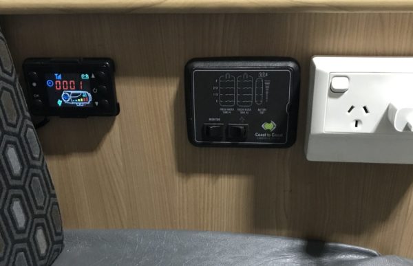 Diesel Heater Digital Thermostat Controller in Jayco Swan Camper Trailer