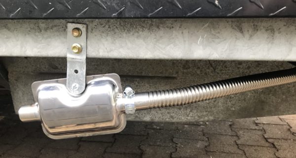 Diesel Heater Muffler Installation - Mounted Vertically Not Horizontally