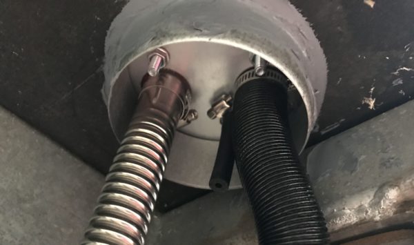 Seal Hole Underneath Floor When Installing Diesel Heater