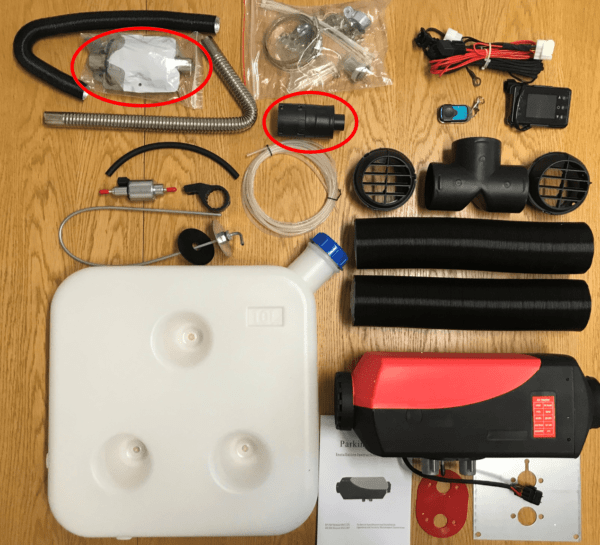 Unboxing Our 5KW Jayco Swan Diesel Heater -Parts and Components