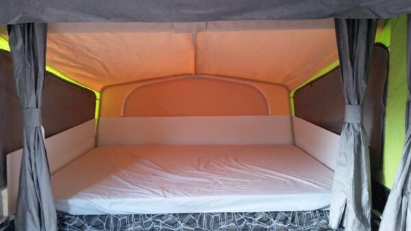 Corflute to Stop Moisture Wicking Through Canvas in Jayco Swan Camper Trailer