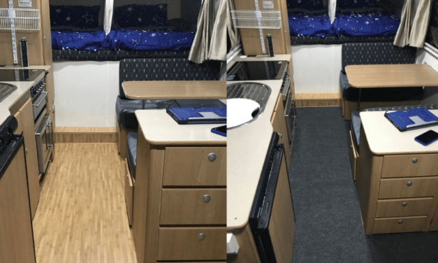 Installing Marine Carpet In A Jayco Swan Camper Trailer