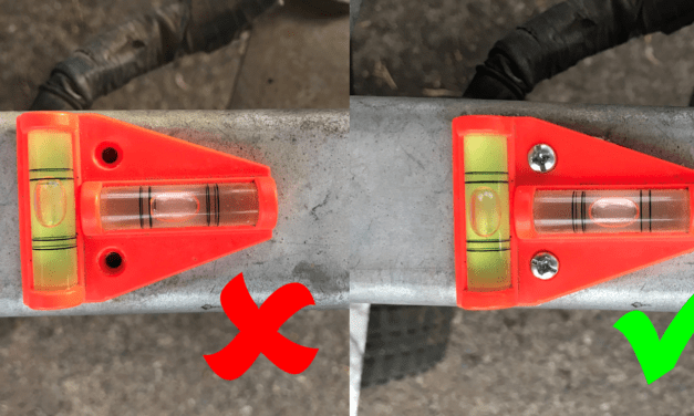 How To Fix A T-Spirit Level To Your Caravan or Camper Drawbar [5 Steps]