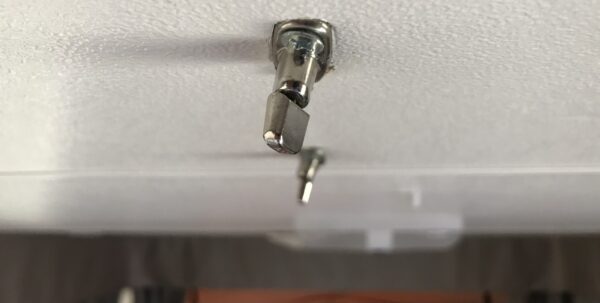 Jayco Swan Camper Trailer - Ceiling Turn Buttons Bent By Incorrectly Closing Roof