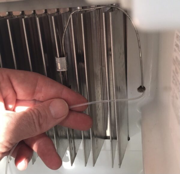Feeding Plastic Filament Through Thermostat Probe Hole