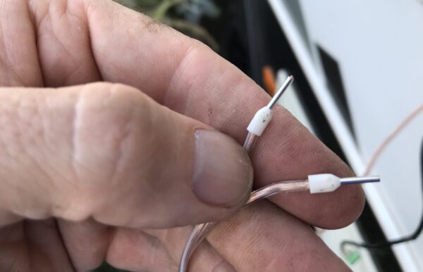 Power Cable Connectors Crimped On For Klevakool Caravan Internal Fridge Fan Kit