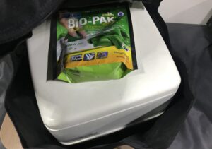 Bio Pak Drop In Sachets Stored in Porta Potti Travel Bag