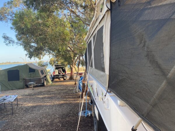 Use Guy Ropes on Jayco Camper Trailer if Door Won't Close