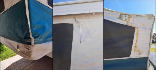 Canvas needs replacing on Jayco camper trailer