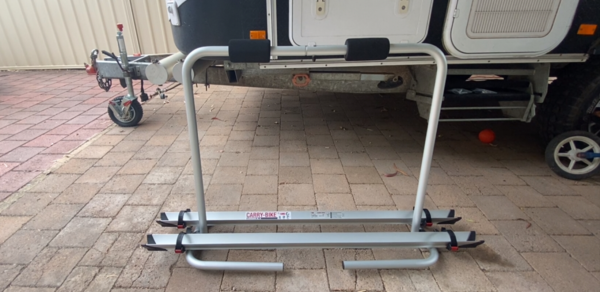 Fiamma Carry Bike XL Bike Rack Assembled and Ready for Installation