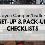 Jayco Camper Trailer Checklists [Set-Up and Pack-Up]